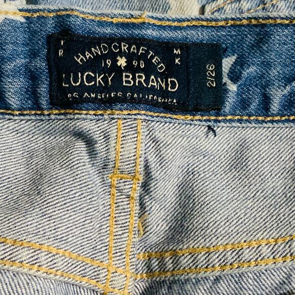 Lucky Brand The Cut Off Star Print Shorts 2/26 - Picture 8 of 8